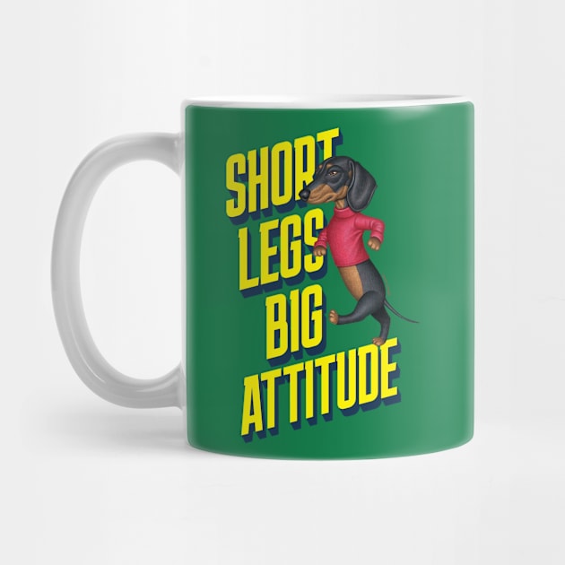 Short Legs Big Attitude by Danny Gordon Art